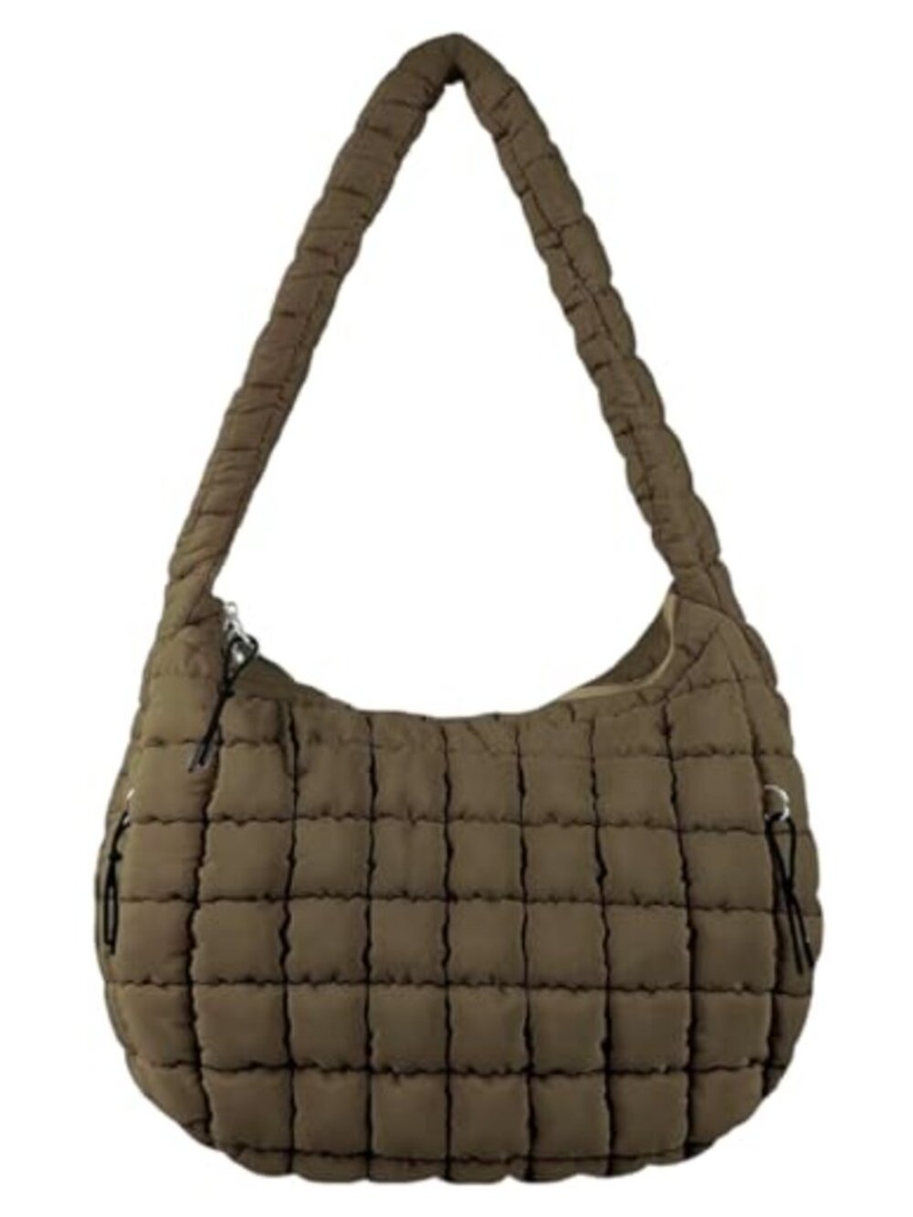 Quilted Puffer Tote Bag Women Large Padded Shoulder Handbag